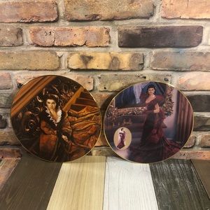 2 Vintage 1991/3 Gone With Wind Collectors Plates
